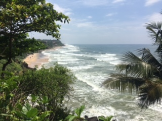 The adventure begins in God’s Own Country: Varkala, Kerala, India…